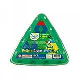 Дитяча мозаїка Gigo Геометрична з картками та трикутною основою, 10 ел. (1162), фото 2