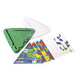 Дитяча мозаїка Gigo Геометрична з картками та трикутною основою, 10 ел. (1162), фото 3