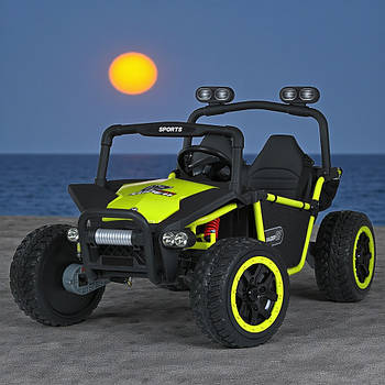 Двомісний дитячий баггі M 6207 EBLR(24V), з пультом керування