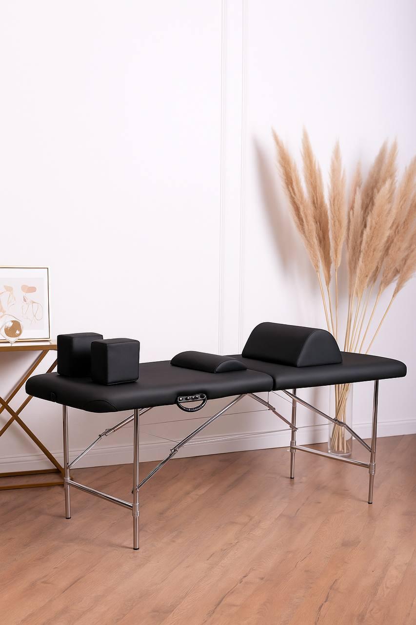 Набір подушок Relax 3-в-1 для кушетки ортопедичні, з екошкіри, для нарощування вій, лешмейкерів, косметології, SPA, фото 1