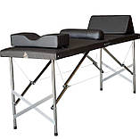 Набір подушок Relax 3-в-1 для кушетки ортопедичні, з екошкіри, для нарощування вій, лешмейкерів, косметології, SPA, фото 5