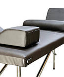 Набір подушок Relax 3-в-1 для кушетки ортопедичні, з екошкіри, для нарощування вій, лешмейкерів, косметології, SPA, фото 6