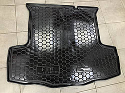 Килимок в багажник FIAT Linea (AVTO-GUMM) пластік+гума