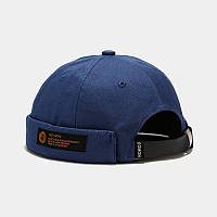 Байкерська Кепка Docker Без козирка Докер Безкозирка колір синій