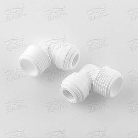 6me8 (Organic) Фітинг кутовий (трубка 3/8" - різьба зовнішня 1/2")