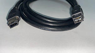Шнур FireWire IEEE 1394B (6p-9p), Ø4 мм, 1.5 м, фото 1