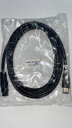Шнур FireWire IEEE 1394B (6p-9p), Ø4 мм, 1.5 м, фото 3