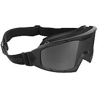 Тактические очки-маска SWISS EYE® баллистические с диоптричной вставкой Safety Goggles Black (15623202)