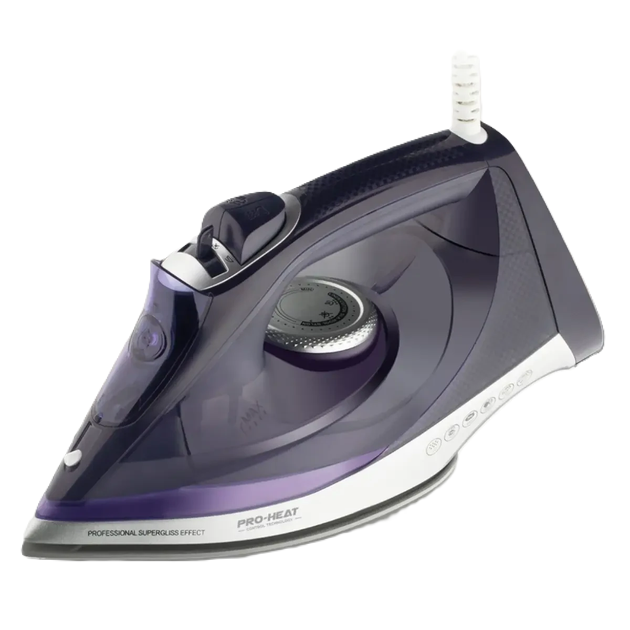 Парова праска Domotec MS-1166P 1600 Вт з керамічною підошвою Фіолетовий (9872)