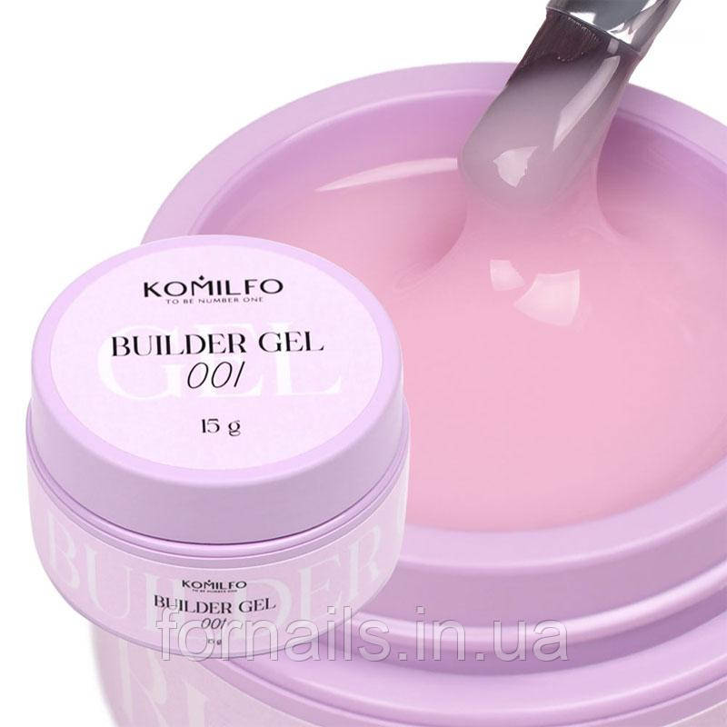 Гель для нарощування Komilfo Builder Gel 001 15 г, фото 1