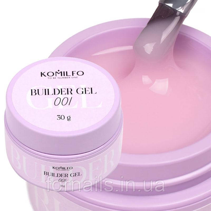 Гель для нарощування Komilfo Builder Gel 001 30 г, фото 1