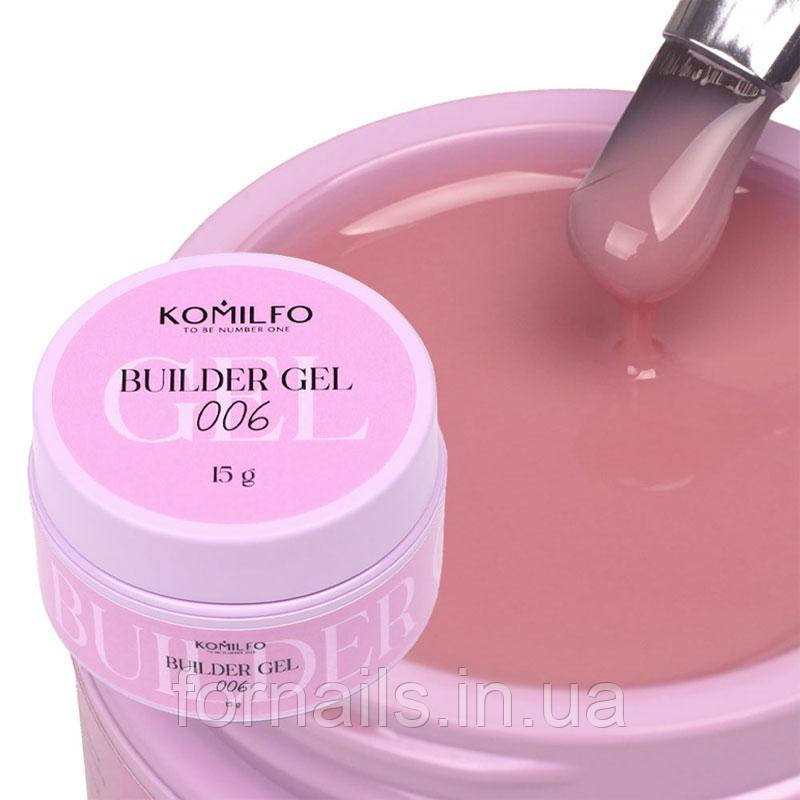 Гель для нарощування Komilfo Builder Gel 006 15 г, фото 1