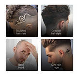 Машинка для стрижки з титановими лезами XPRO KM-1969 (KM-1969_575), фото 5