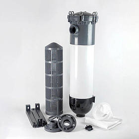 Фільтр високої продуктивності механічної фільтрації мішочного типу пластиковий PBF-2В підключення 2" фланець