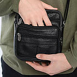 Чоловіча сумка барсетка для чоловіка, Сумка для чоловіків, Повсякденна сумка-месенджер AP-69, фото 2