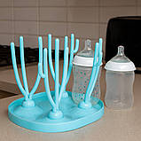 Сушарка для дитячих пляшечок A777-106 / Підставка для сушіння пляшечок та сосок, фото 2