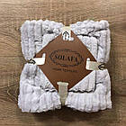 Рушник набір 140х70 та 35х75 Пастель смужка мікрофібра комплект, фото 5