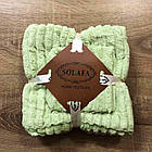 Рушник набір 140х70 та 35х75 Пастель смужка мікрофібра комплект, фото 4