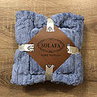 Рушник набір 140х70 та 35х75 Пастель смужка мікрофібра комплект, фото 2