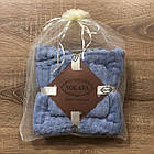 Рушник набір 140х70 та 35х75 Пастель смужка мікрофібра комплект, фото 7