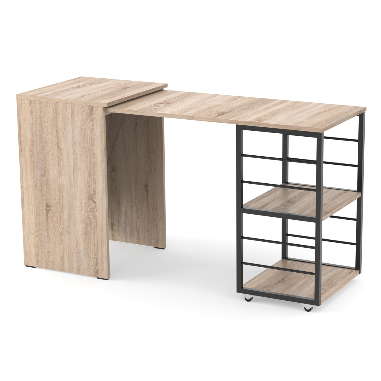 Розсувний стіл тумба Неман ДОЛІН Дуб сонома, фото 1