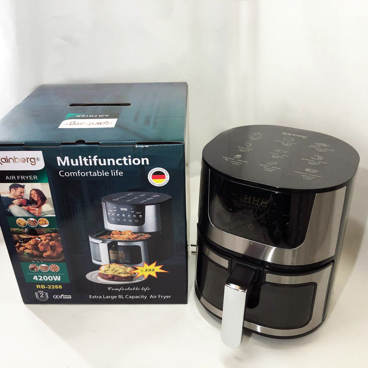 Домашня фритюрниця настільна, Електрична фритюрниця зі знімною чашею Побутова аерогриль HZ-18