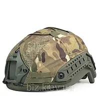 Кавер чохол Brandit на шолом TOR Fast мультикам сітка шокорд