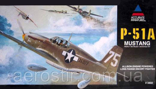 P-51A Mustang 1/48 Accurate miniatures 3402