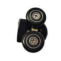 Ролики для душових кабін подвійні колеса MIXXUS PREMIUM ROLLERS SCP01-1 BLACK верхні (23mm для DIVERSE SC01,SC02,SD01) (MI7163)