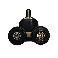 Ролики для душових кабін подвійні колеса MIXXUS PREMIUM ROLLERS SCP02-1 BLACK нижні (23mm для DIVERSE SC01,SC02,SD01) (MI7164)