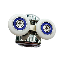 Ролики для душових кабін подвійні колеса MIXXUS PREMIUM ROLLERS SCP05-1 CHROME верхні (25mm для DIVERSE SC03) (MI8167)