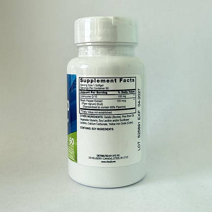 Коензим Rite Aid CoQ-10 100 мг 60 капс., фото 2