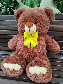 М'яка іграшка Ведмедик Ветли 70 см Красива плюшева іграшка Великий ведмідь плюшевий Ведмежа плюшеве Шоколад