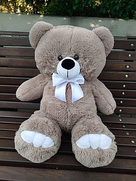 М'яка іграшка Ведмедик Ветли 70 см Красива плюшева іграшка Великий ведмідь плюшевий Ведмежа плюшеве Капучіно