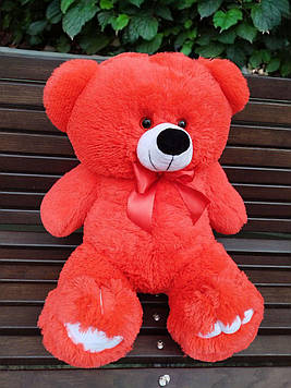 М'яка іграшка Ведмедик Ветли 70 см Красива плюшева іграшка Великий ведмідь плюшевий Ведмежа плюшеве Червоний
