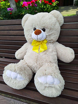 М`яка іграшка ведмедик Ветлі 70см попелястий красива іграшка великий ведмедик плюшевий