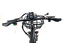 Електровелосипед Tesla 26" (1000W 48V 21Ah) з корзиною, фото 4