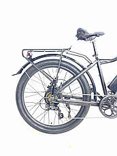 Електровелосипед Tesla 26" (1000W 48V 21Ah) з корзиною, фото 5