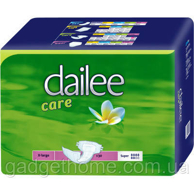 ТОП! Підгузки для дорослих Dailee Care дихаючі Super Extra Large 30шт (8595611621864) - (gHome), фото 1