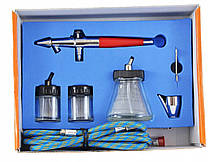 Аерограф. FENGDA BD-168 0,5 + 0,8 + 1,0 мм + шланг, фото 4