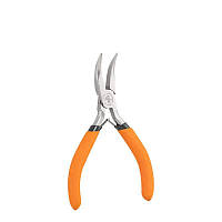 Вигнуті плоскогубці CLASSIC MINI 125 мм, нікельовані, HOME & GARAGE, DIY-PL2113/4