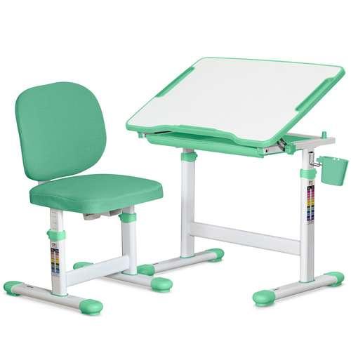 Дитячий комплект парта і стілець Evo-06 Plus зелений, фото 1