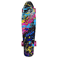 Скейт "Пенні борд" SC20504 PU колеса зі світлом, 56 см