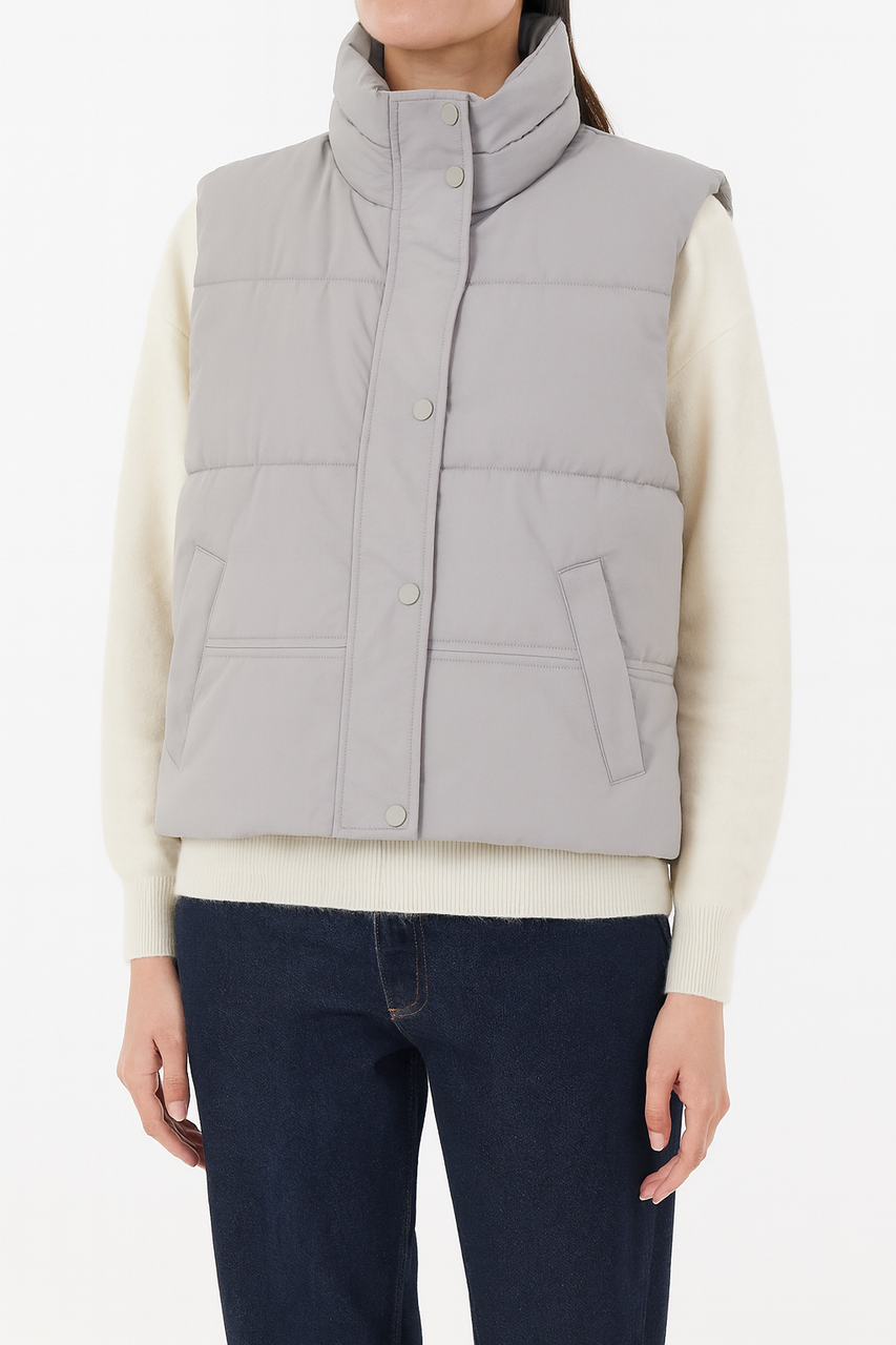 Жіночий жилет сірий (6815), фото 1