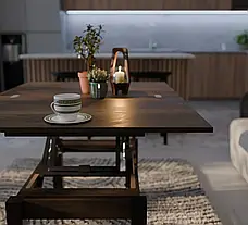 Стіл-трансформер Батерфляй Neman, колір Таксус/венге, фото 2