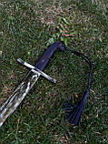 Шабля ручної роботи «Шамшир #1» із кованої сталі 40х13/55 HRC., фото 3