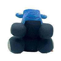 М’яка іграшка Синій трактор 25 см Копиця 00663-2 — плюшевий трактор-подушка для дітей, фото 8