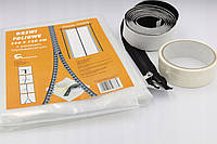 Ремонтні двері з плівки , протипиловий захист із рівним замком зі скотчем 220см*120см