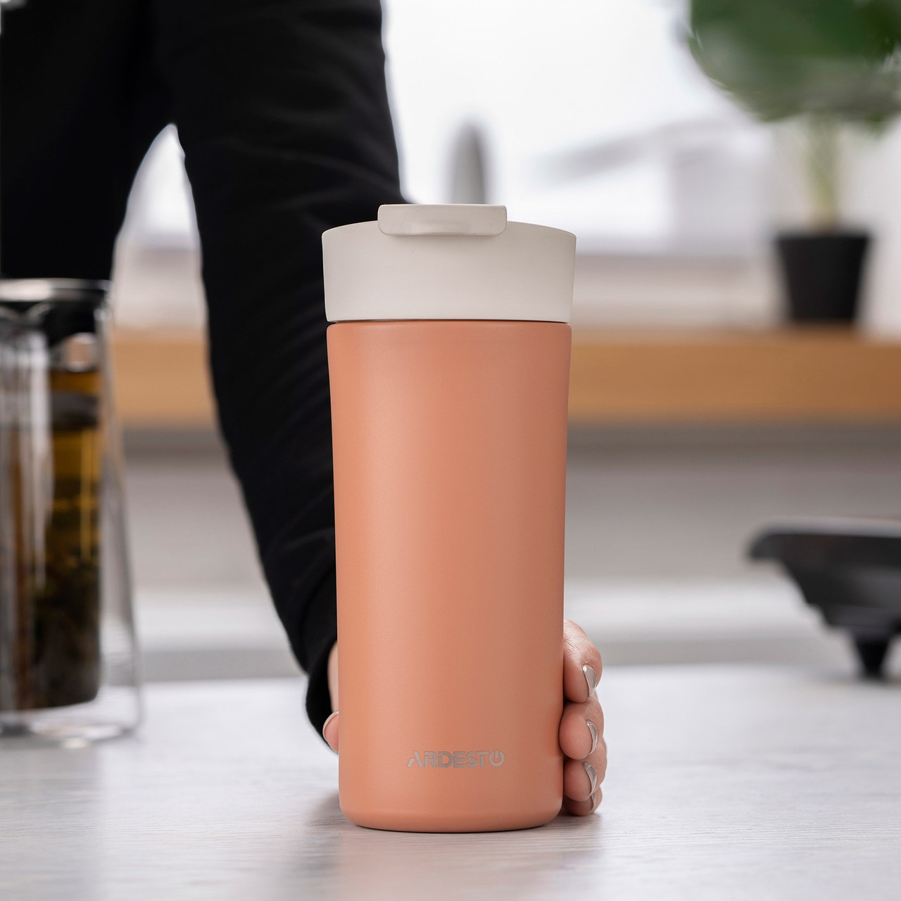 Термогорнятко металеве 400 мл AR2640TR Ardesto Terracotta