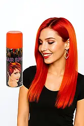 Спрей-фарба для волосся — тимчасове фарбування 380 мл оранжевий